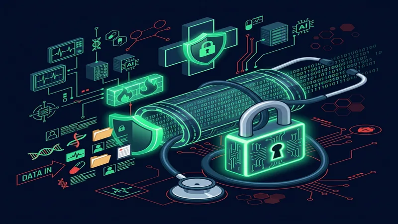 Medical stethoscope with HIPAA-compliant AI data scrubbing and patient privacy shield — HIPAA AI Scrubber: Protect Patient Privacy
