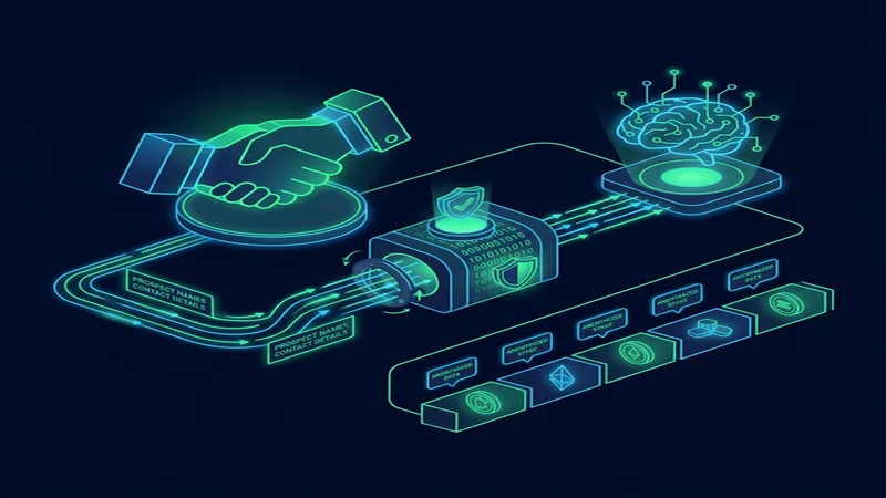Sales CRM pipeline with prospect contact data scrubbed before AI coaching session — Sanitize Sales Notes Before AI Training