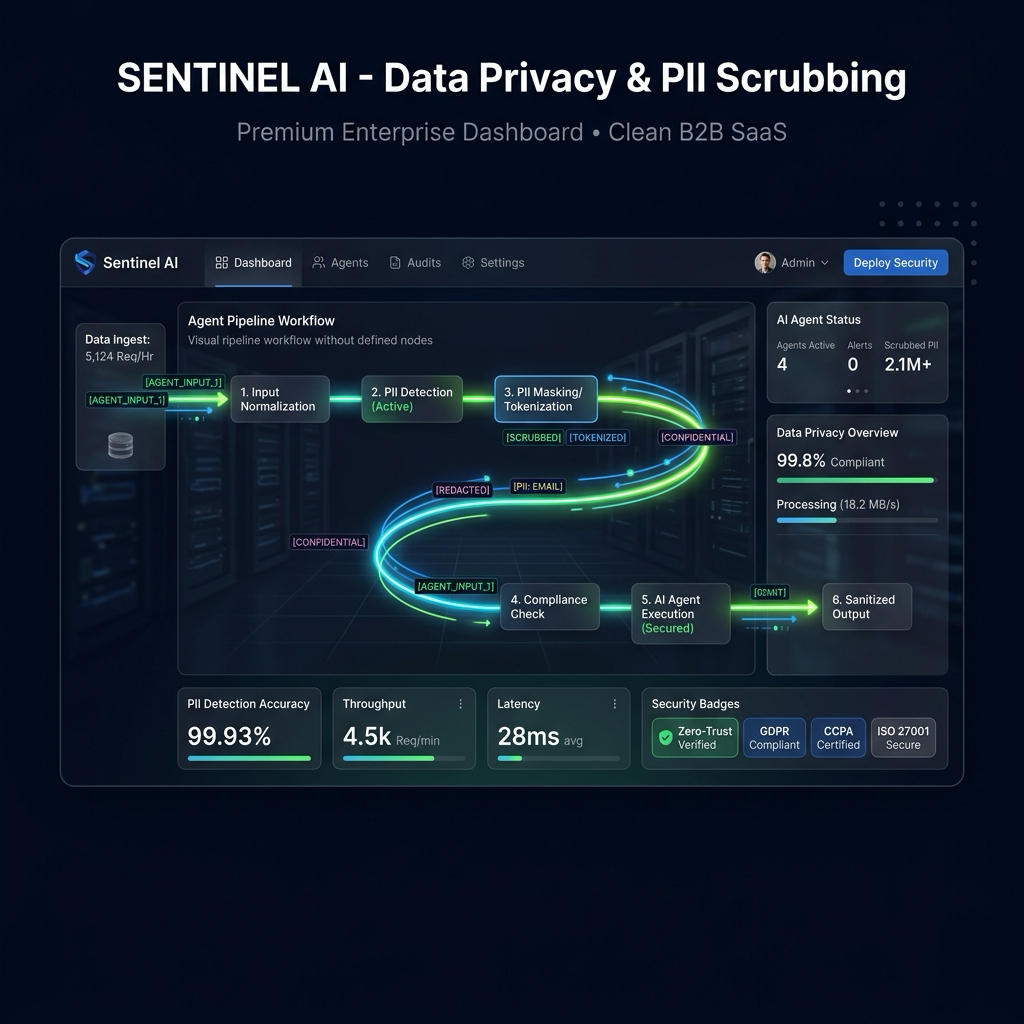 Zero-Trust Security for AI Agents. Dashboard
