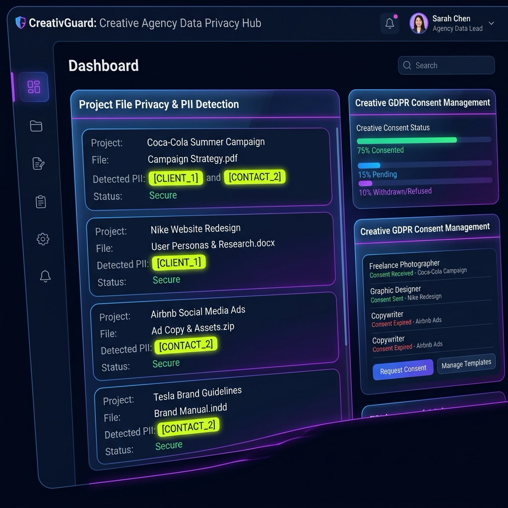 Zero-Trust Sanitization for Media & Creative IP. Dashboard