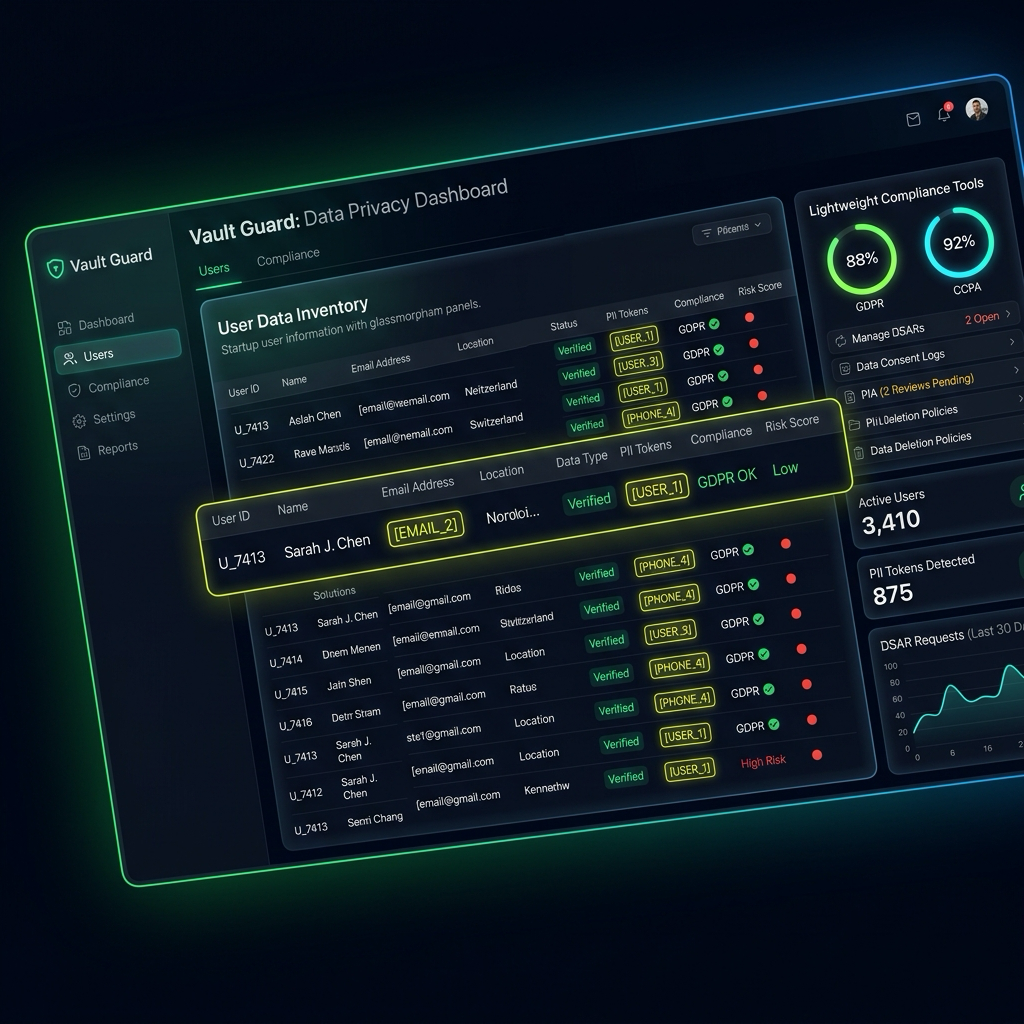 Zero-Trust Sanitization for High-Growth Startups. Dashboard